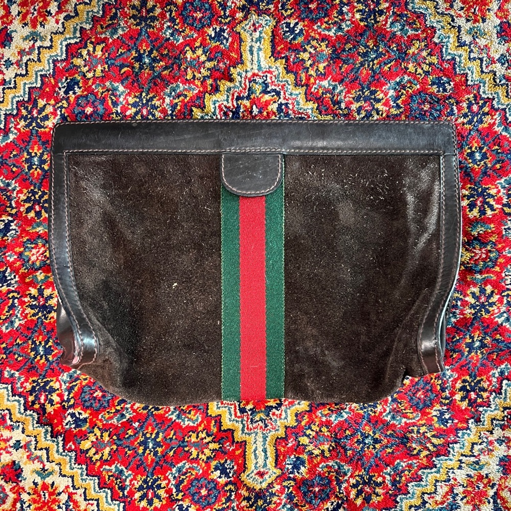 Gucci Parfums vintage sauce purse bag authentic clutch